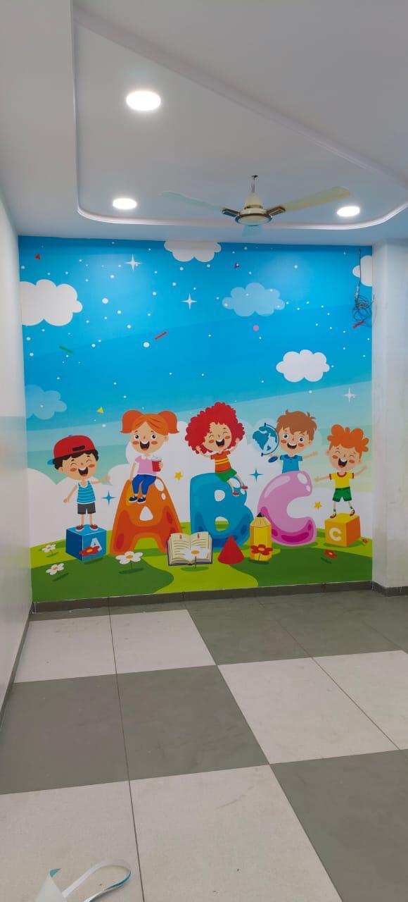 School Decorative Wallpaper